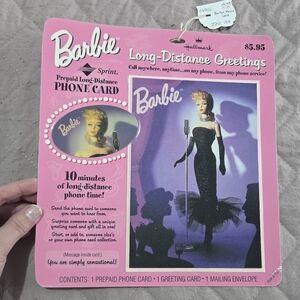Barbie Pink Long-Distance Greetings Phone Card